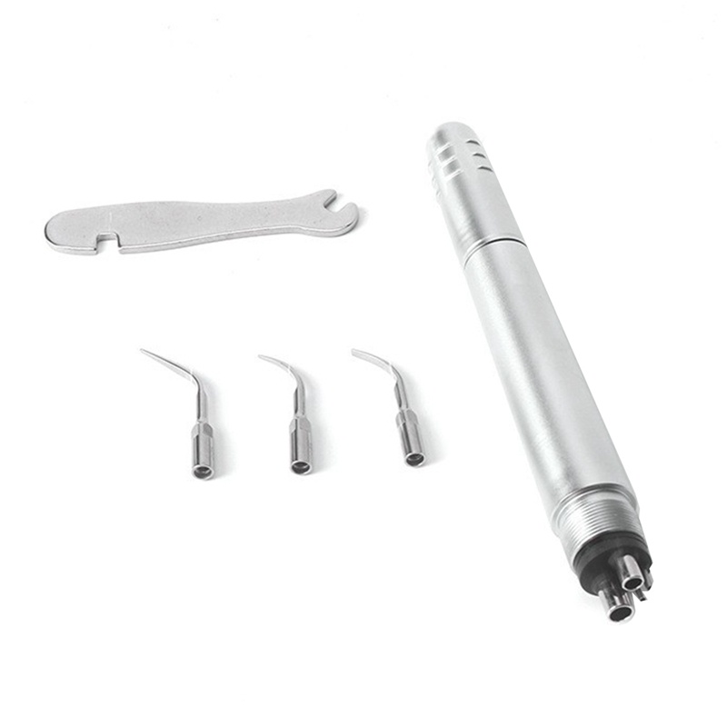 1 Bộ Dụng Cụ Đánh Bóng Không Khí 3 Đầu Làm Trắng Răng 4 Lỗ