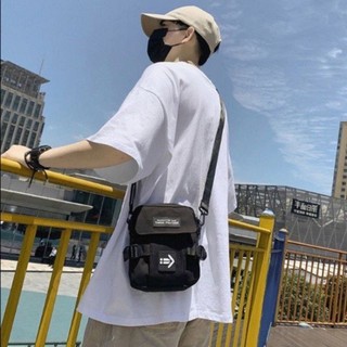 Túi đeo chéo mũi tên ulzzang da bóng