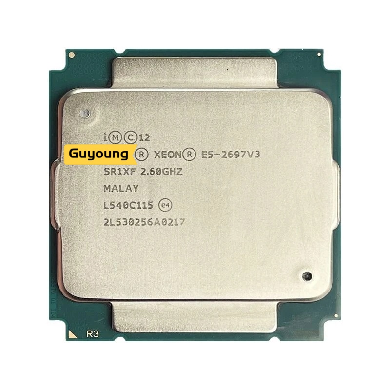 Xeon E5-2697 v3 E5 2697 v3 E5 2697v3 2.6 GHz Mười bốn lõi Hai mươi tám sợi 35M 145W 22nm Bộ xử lý CP
