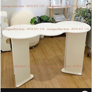 Bàn decor, làm việc gỗ MDF sơn #xuongnoithat.hcm