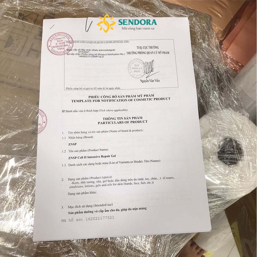 Tế bào gốc ZNSP Hàn Quốc cho môi sau phun xăm, kem dưỡng môi kích màu ZNSP CELL 2