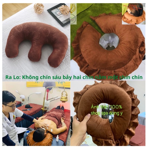 Gối vải úp mặt massage body, thoải mái, dễ chịu