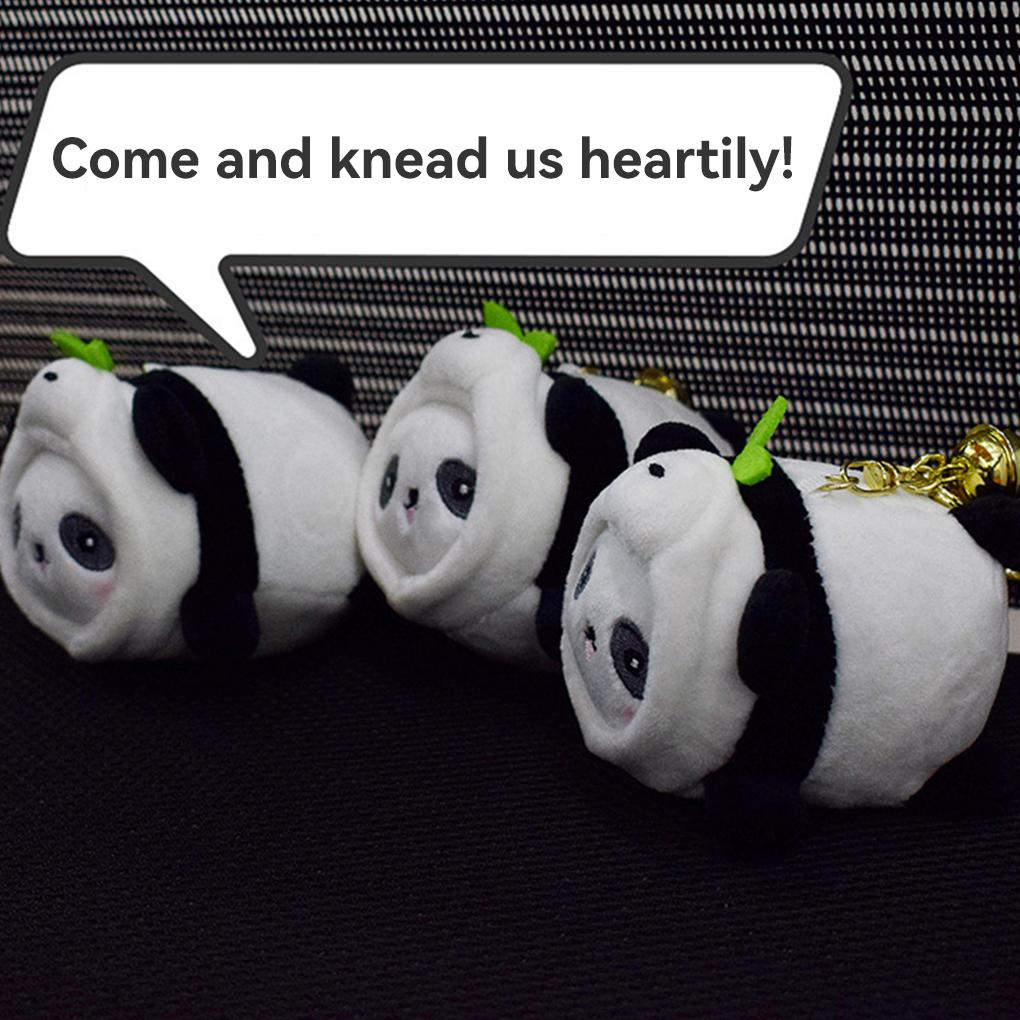 Set 2 Móc Khóa Hình Thú Nhồi Bông Dễ Thương