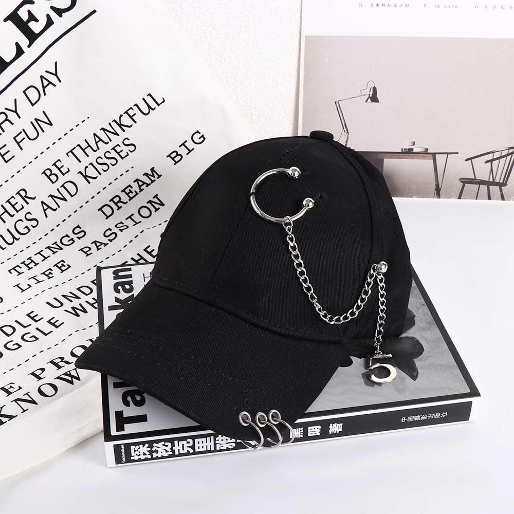 Mũ Lưỡi Trai Chất Liệu Cotton Thiết Kế Đơn Giản Thời Trang Cho Nữ