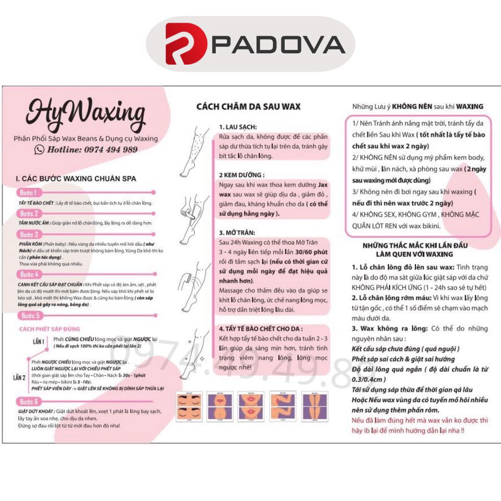 Combo Nồi Đun Sáp Wax Lông ProWax100 + 100gr Sáp Hoa Hồng Cao Cấp Tặng Kèm Que PADOVA