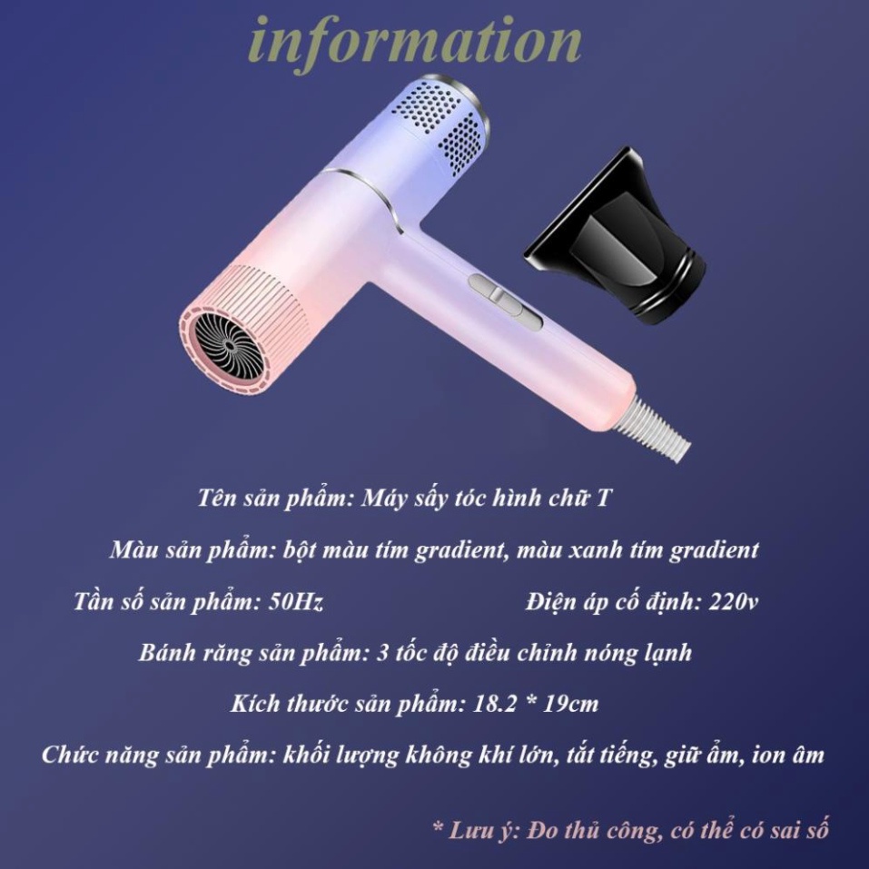 Máy sấy tóc 2 chiều nóng lạnh công suất lớn Concept, máy sấy tóc ion âm, chăm sóc tóc mềm mượt-CN29