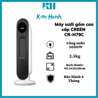 Máy Quạt sưởi gốm PTC cao cấp, máy sưởi gốm Creen điều khiển cơ - Kiên Hạnh