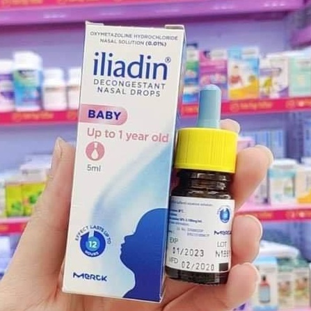 Nhỏ mũi Iliadin dành cho các bé