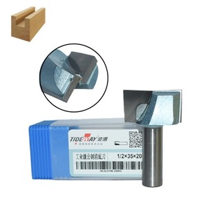 ✨ mũi phay gỗ soi lấy nền, bào mộng, phay rãnh vuông tideway - twlc0106 35mm