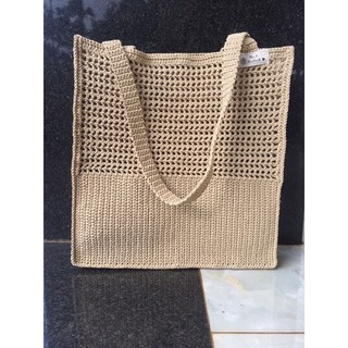 Túi handmade 100% [hàng thủ công] Pull&Bear crochet bag