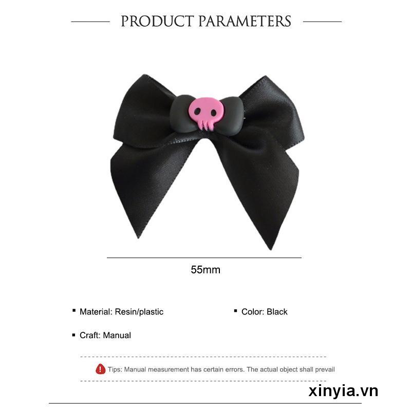 Kẹp Tóc Hình Nơ Kuromi Dễ Thương Dành Cho Học Sinh