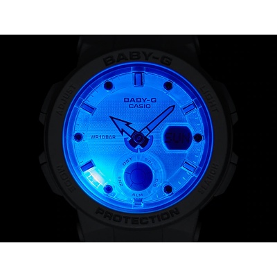 ĐỒNG HỒ NỮ CASIO BABY-G BGA-250-7A2 DÂY NHỰA ĐÈN LED CHỐNG NƯỚC - HÀNG CHÍNH HÃNG