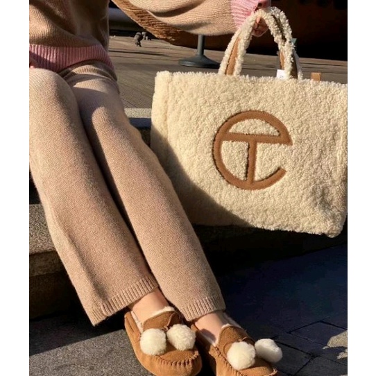 Túi Xách Lông Xù Nhỏ Xinh Phối Màu Tương Phản Thời Trang Mùa Thu B048