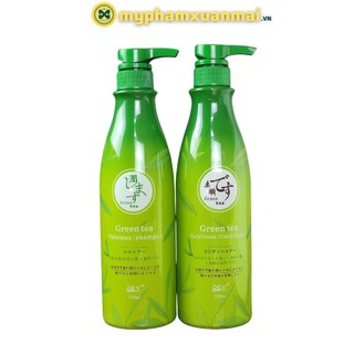 Dầu Gội Dầu Xả Trà Xanh Green Tea Giảm Dầu 780ml