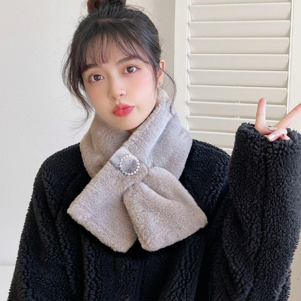 Khăn Choàng Cổ Bằng Lông Nhung Mềm Mại Thoải Mái