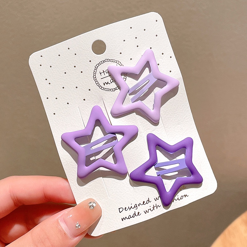 Kẹp Tóc Mini Hình Ngôi Sao Nhiều Màu Sắc Dễ Thương