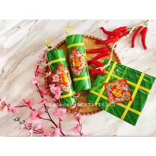 Bánh chưng bánh tét hanmade,mô hình bánh trang trí,chụp ảnh Tết