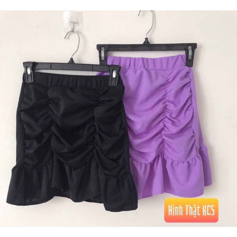 Set chân váy đuôi cá + áo bẹt vai rainbow