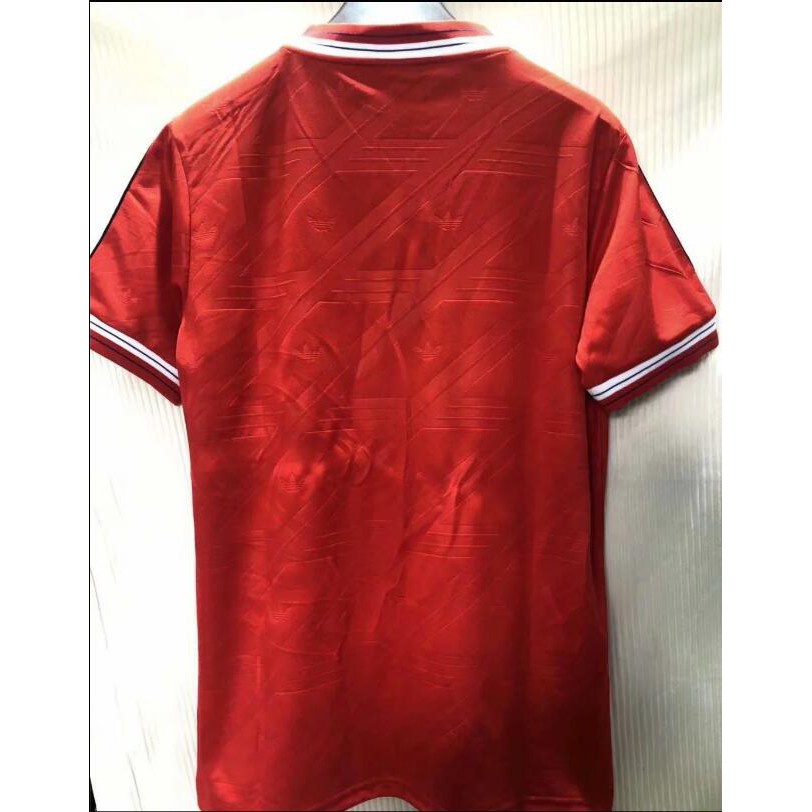 Áo Bóng Đá Đội Tuyển Manchester 1986 1988 Phong Cách Retro