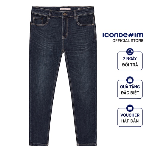 Quần Jean Nam Smart Jeans ICONDENIM Super Dark Blue QJID0121