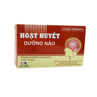 Viên uống Hoạt Huyết Dưỡng Não hộp 100 viên