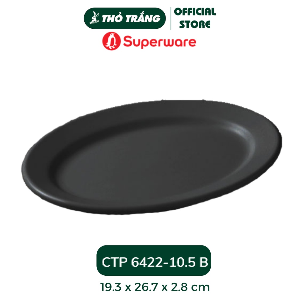 [Thanh lý] Dĩa nhựa Melamine dày cao cấp thương hiệu Superware nhiều mẫu mã, kích thước