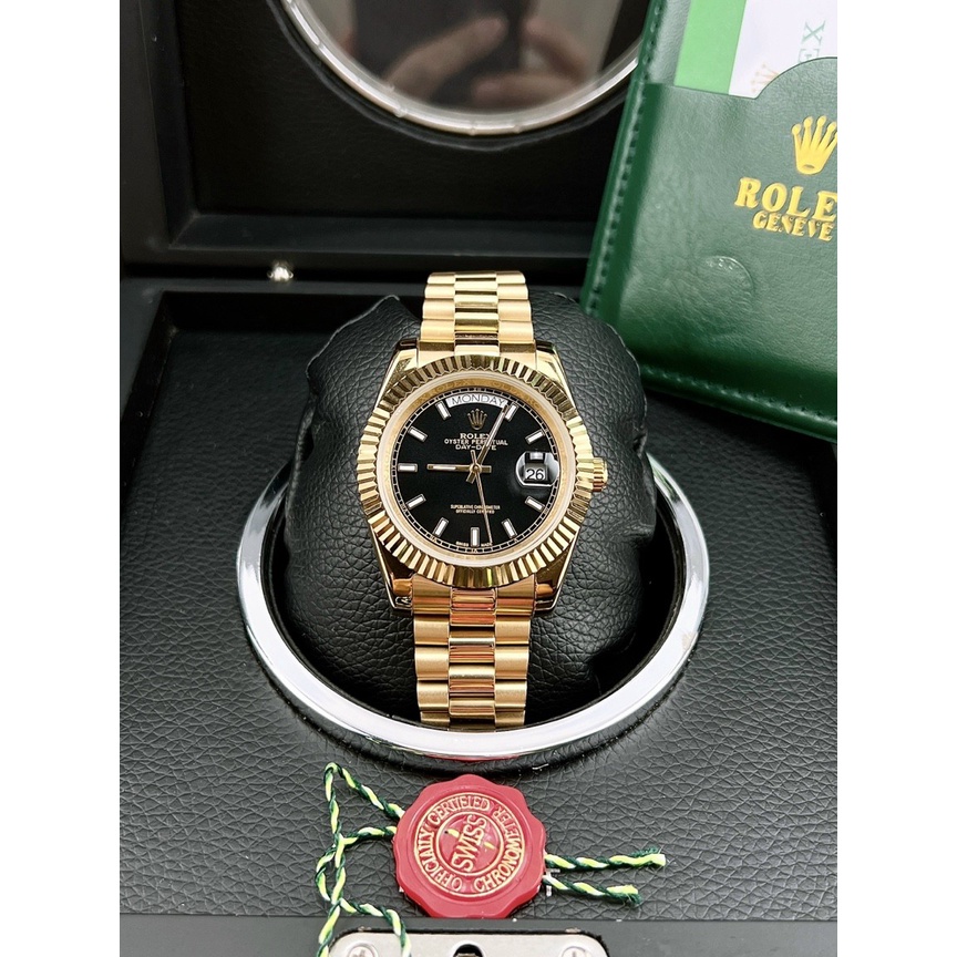 Đồng hồ đeo tay nam, đồng hồ nam ROLEX full box Automatic máy cơ, size 41mm, đầy đủ thẻ quốc tế, siêu sang chảnh cho nam