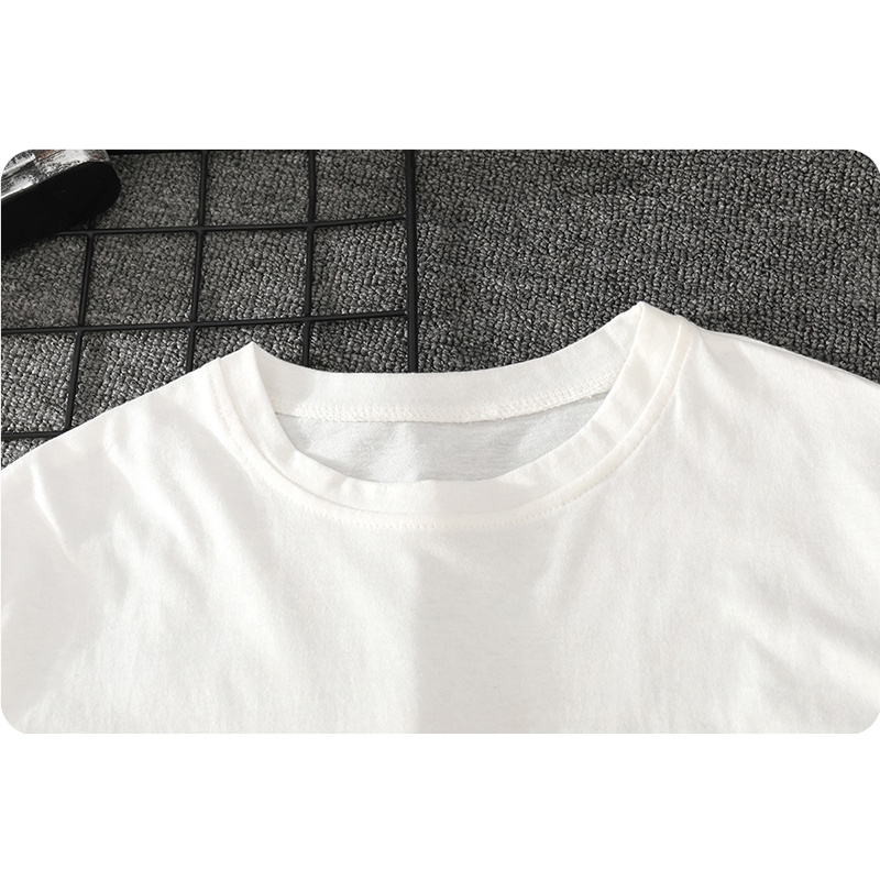 Áo Thun cotton Trắng Dáng Rộng Họa Tiết Chữ Beggar Thời Trang Cho Bé