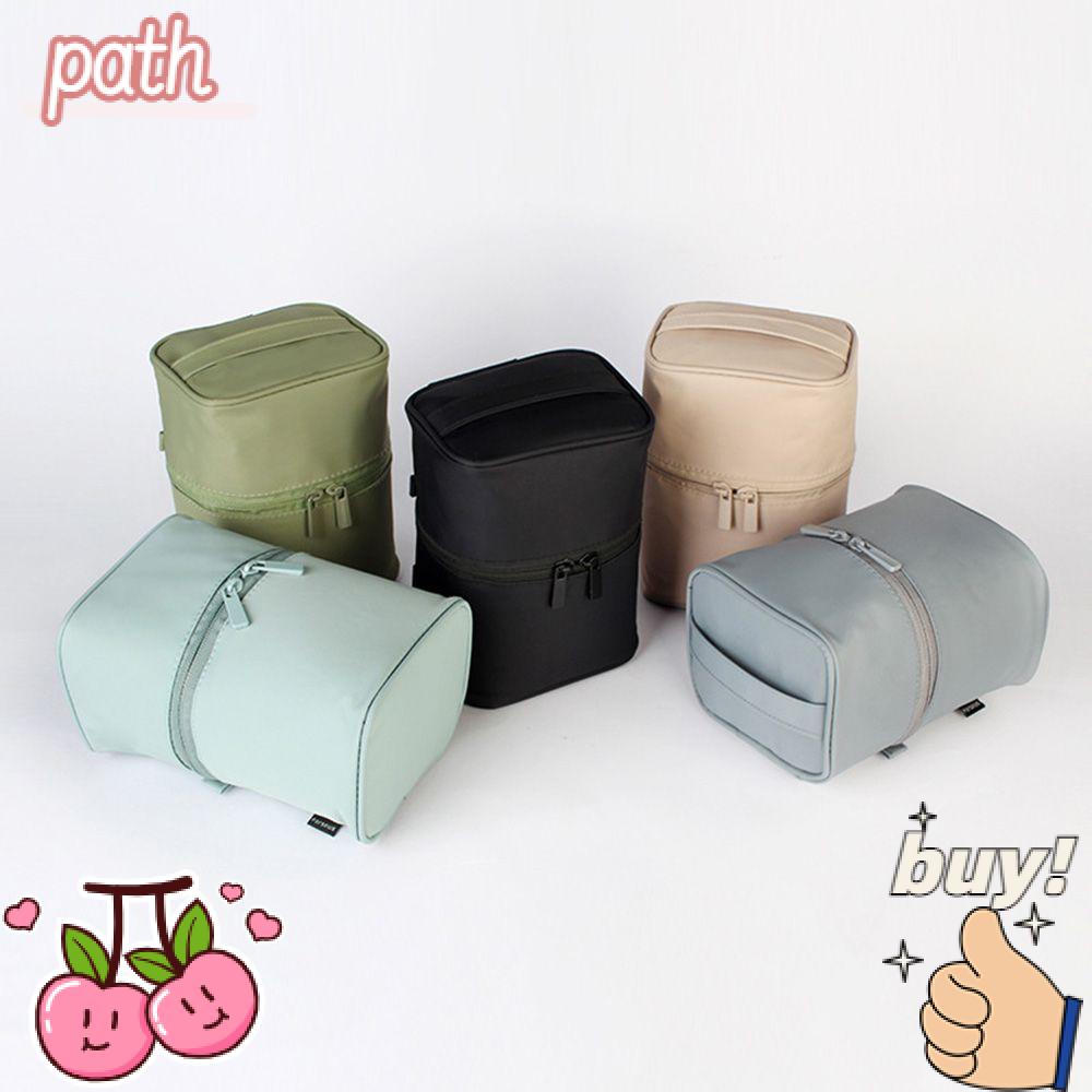 Túi Đựng Mỹ Phẩm Hình Trụ Tiện Dụng Cho Nữ