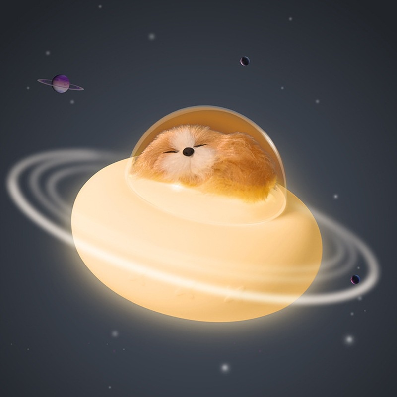 Đèn Ngủ Silicon Hình Mèo Hoạt Hình Có Thể Sạc Lại Bằng Cổng usb