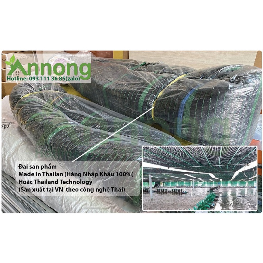 Lưới Che Nắng Thái Lan Khổ 3m Che Phủ 50%