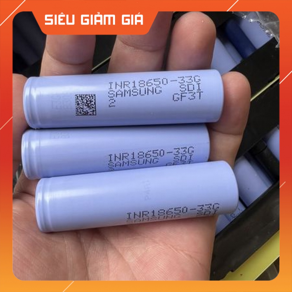 Cell Pin 18650 SAMSUNG 33G Xanh dung lượng 3500mAh xả 20A tháo khối [ Shop Mới Ưu Đãi ]