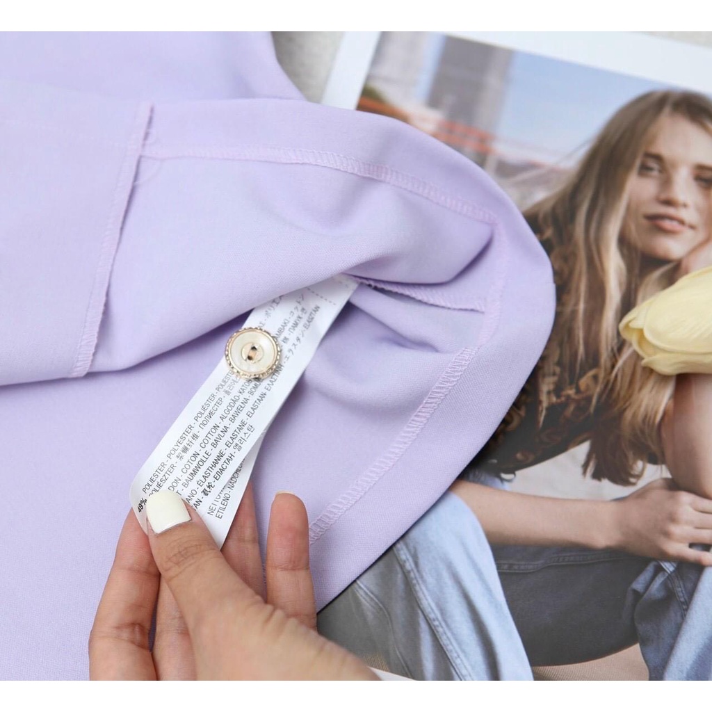 Áo Croptop nữ,Áo croptop kiểu cổ vest CT JEAN