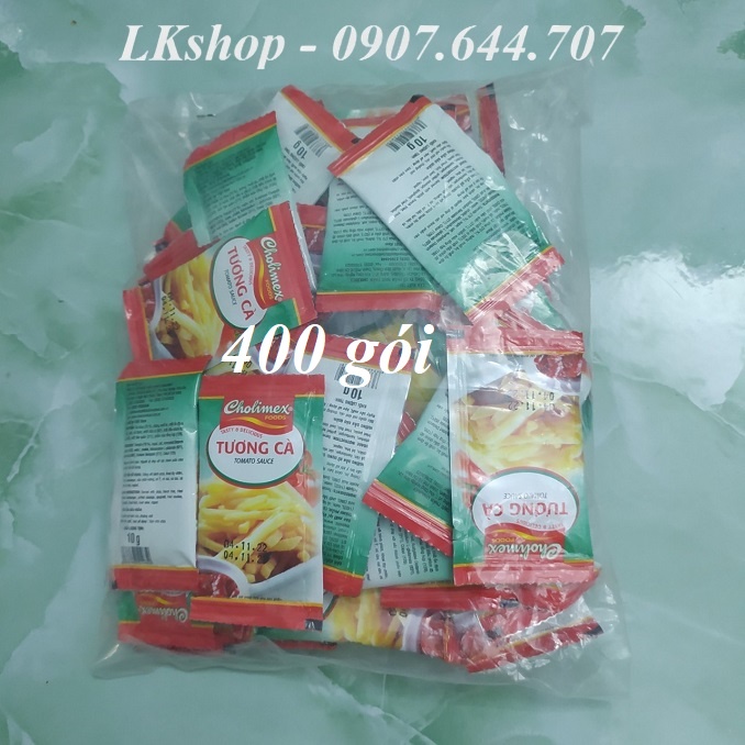 400 gói 10g Tương ớt Cholimex, 400 gói 10g Tương cà Cholimex