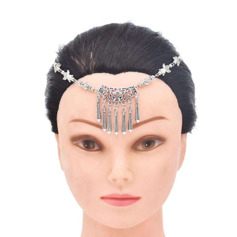 AROMA Băng Đô Cài Tóc Hình Bướm / Lá Cây Phong Cách Bohemian Thời Trang Cho Nữ