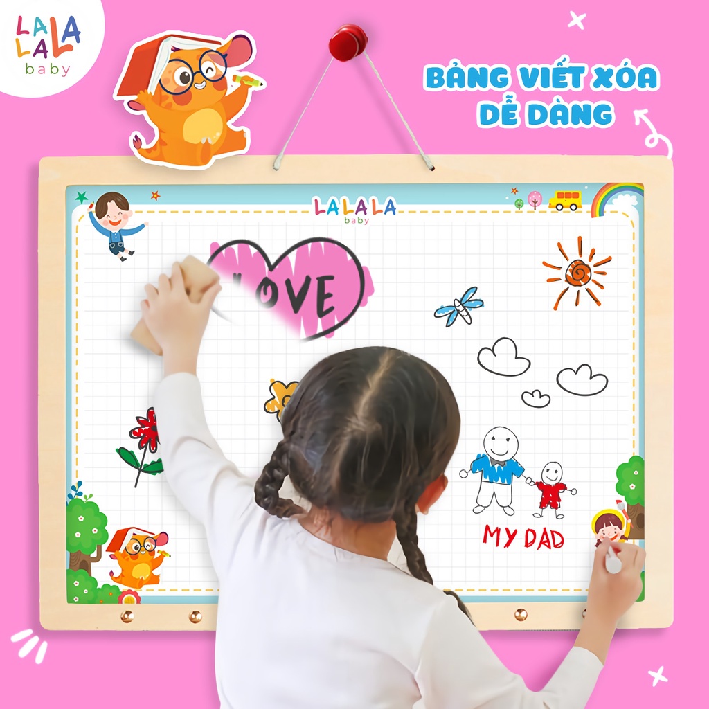 Nhật ký chăm ngoan bảng khen thưởng cho bé Lalala baby 3in1