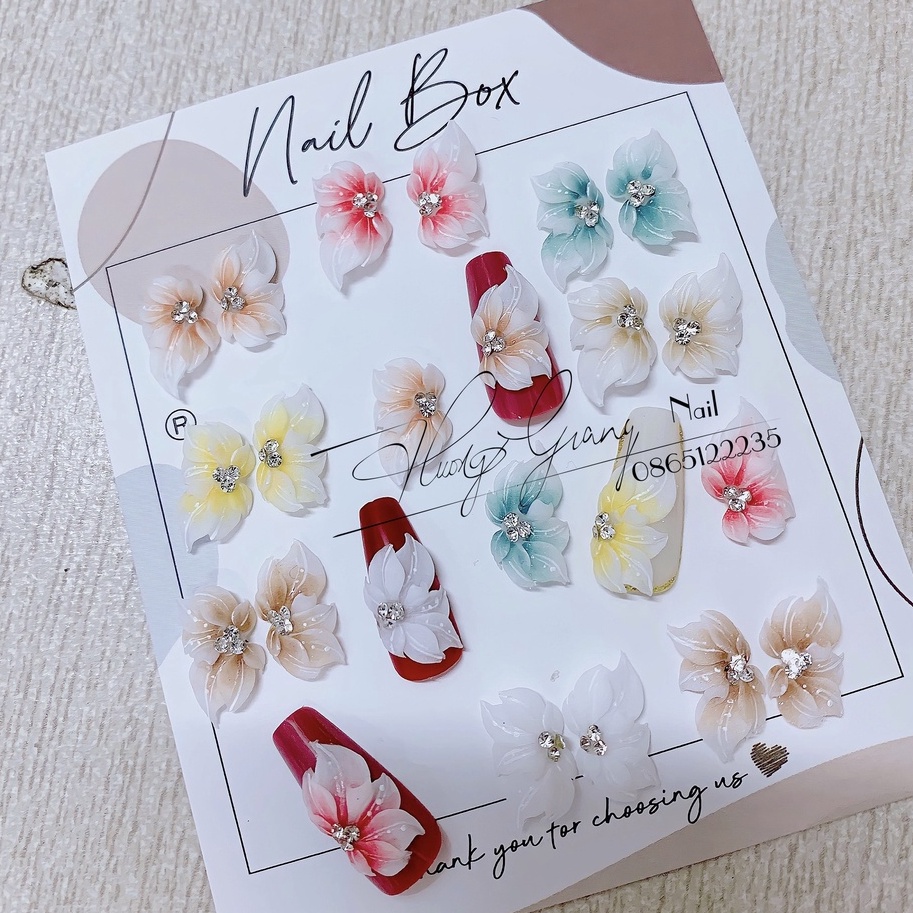 Hoa bột - hoa nail- hoa bột nail