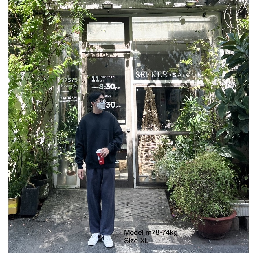 [HÀNG CHÍNH HÃNG] Quần Sweatpant hiệu GIJAY_Dark Grey | BigBuy360 - bigbuy360.vn