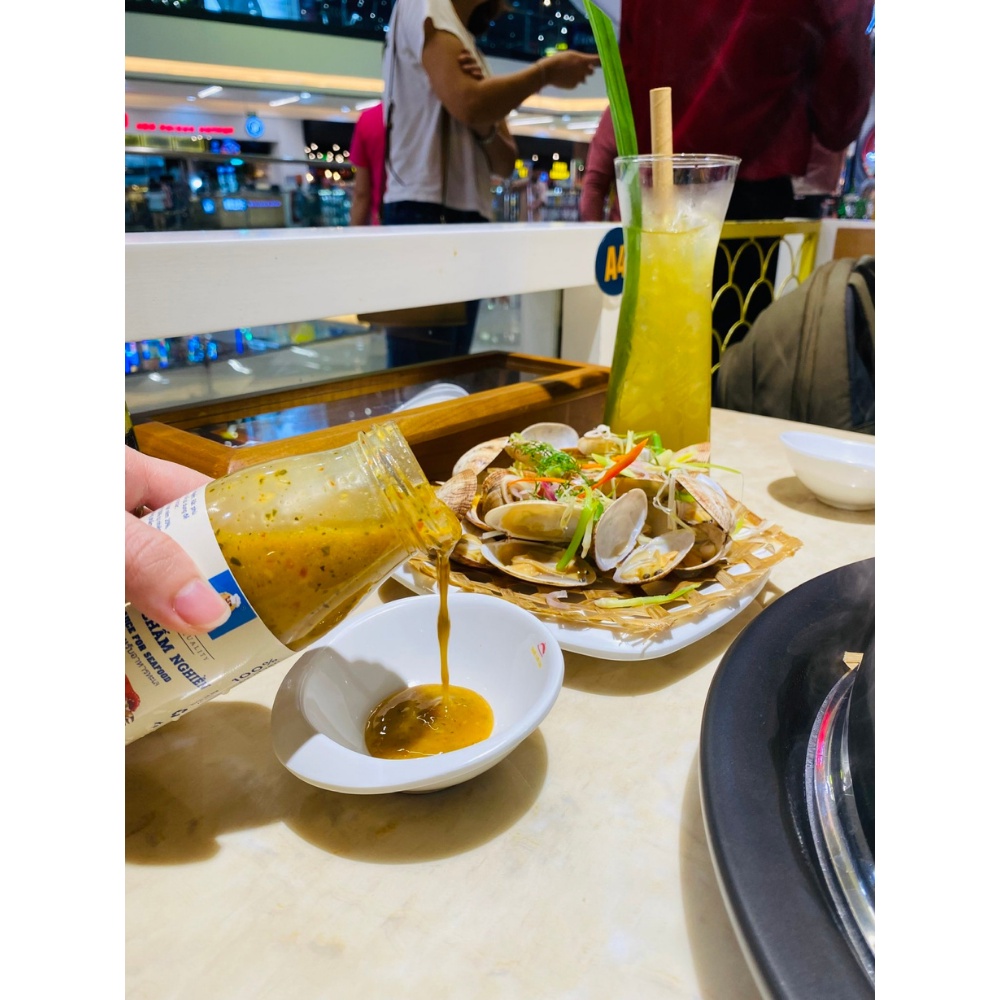 Nước chấm Hải sản và Nước chấm đồ Nướng, ăn lẩu kiểu Thái chai 340ml - NƯỚC CHẤM NGHIỀN