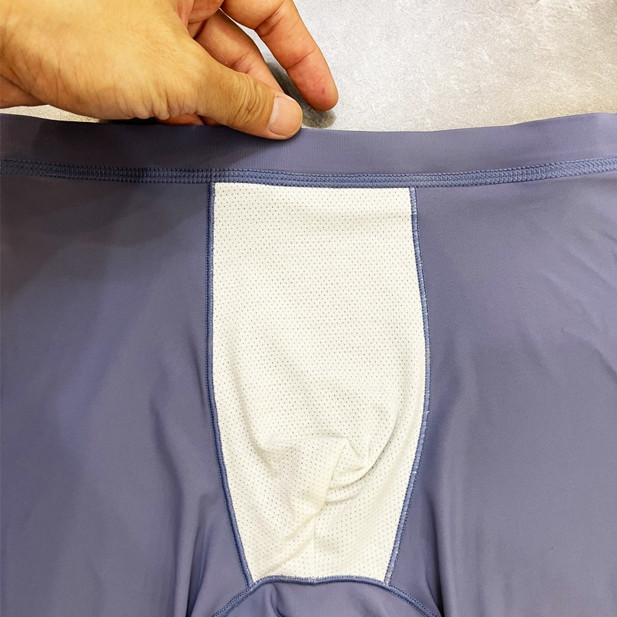 QUẦN LÓT NAM - Dạng BOXER Đùi Trơn Thun Lụa - Lưng Ánh Kim Siêu Đẹp