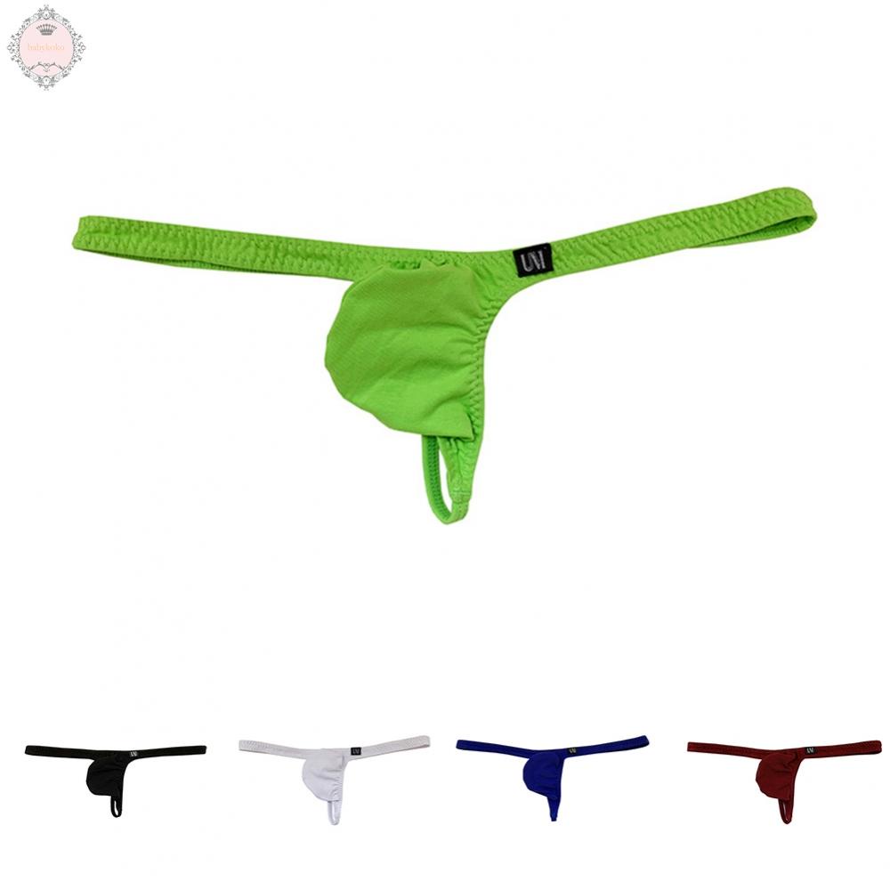 Mens Low Rise Jockstrap Cotton Pouch T-back G-string Thong Briefs Underwear hot sale