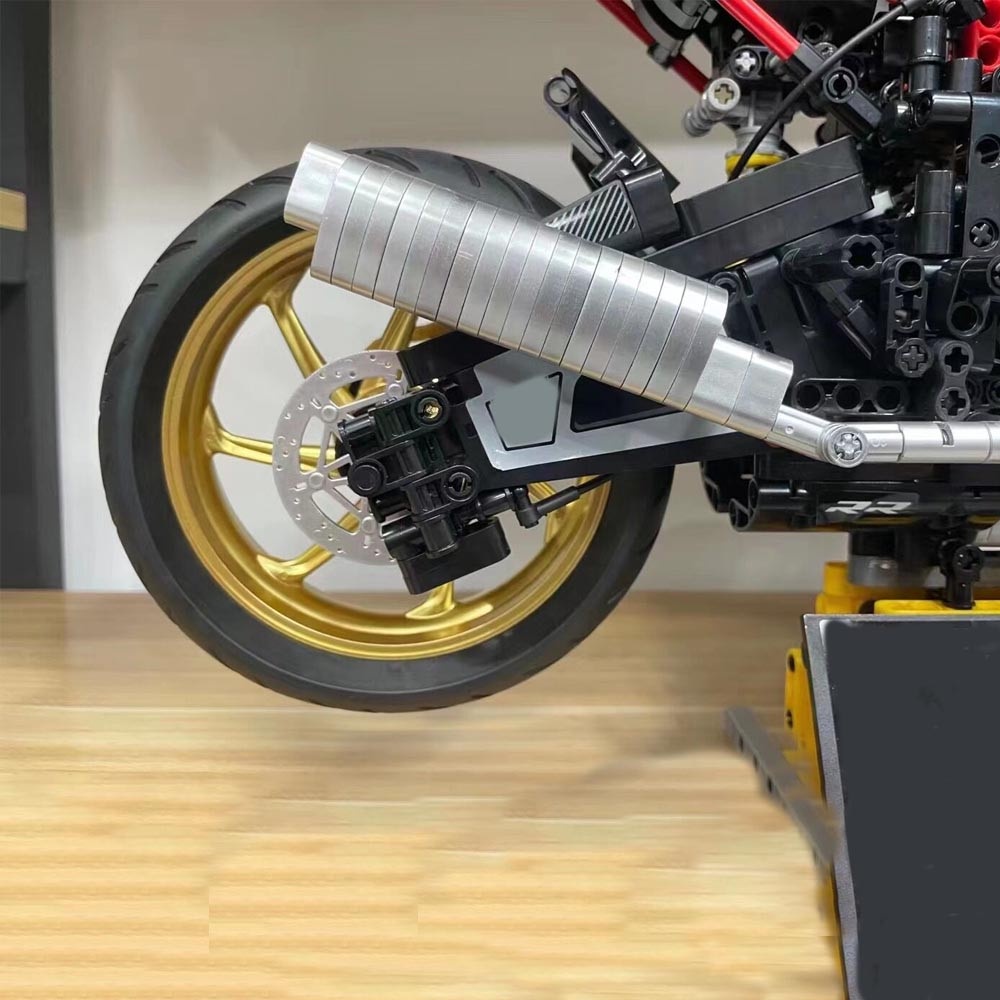 Đồ chơi Lắp ráp mô hình Technic BM002 siêu xe moto BMW s1000rr màu đen mới nhất