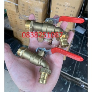Vòi khoá nước đồng tay gạt ferroli 21,27