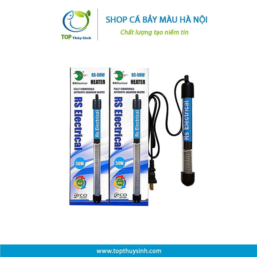 Sưởi bể cá cảnh thủy sinh | Sưởi thủy tinh RS Electrical 25W | 50W | 100W | 200W | 300W