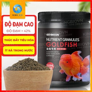 Cám Bessn Goldfish thức ăn giàu đạm, tảo xoắn và Vitamin cho cá vàng