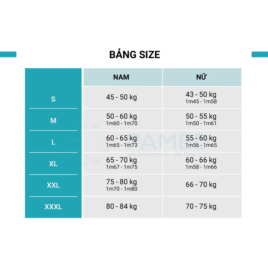 Bộ Scrubs Bác Sĩ Vải Cool mát Tay Ngắn - Thương hiệu Pamed