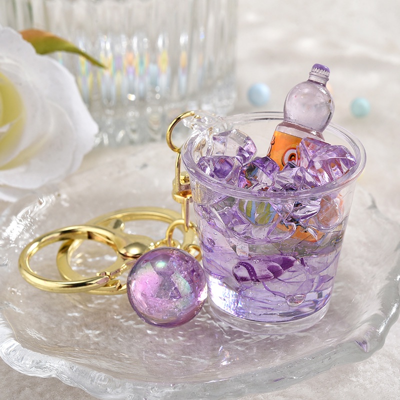 Móc Khóa Hình Ly Bia / Trà Sữa / Túi Xách Handmade Độc Đáo