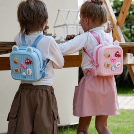 Babyfair. Ba Lô Trẻ Em Bé Trai Gái Chống Nước EVA DIY Trang Trí Hoạt Hình Dễ Thương Cho Mẫu Giáo