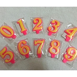 Nến số 0-1-2-3-4-5-6-7-8-9