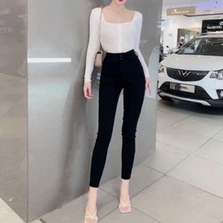  Quần Legging Umi Q28 ANAN Cạp To 2 Khuy Có Giãn Cực Xinh 